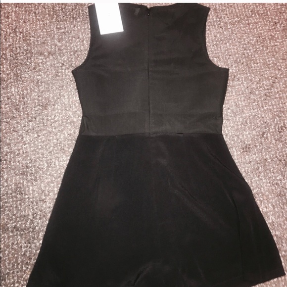 TWIIN Black Romper with mesh top - Picture 5 of 5